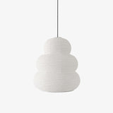 Handcrafted Japanese Style Rice Paper 24N Pendant Light White Washi Paper Ceiling Lamp