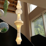 Handcrafted Japanese Washi Paper Pendant Light Mulberry Bark Ceiling Hanging Fixture