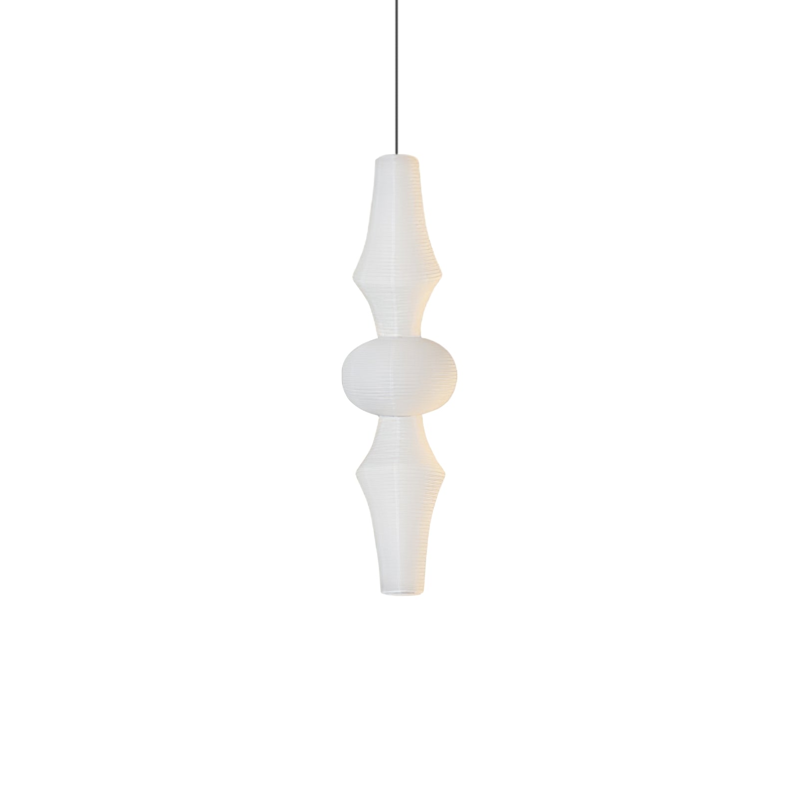 Handcrafted Japanese Washi Paper Pendant Light Mulberry Bark Ceiling Hanging Fixture