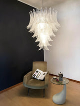 handcrafted-murano-glass-felci-chandelier-with-transparent-petals-for-luxury-living-room