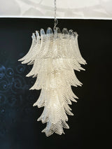 handcrafted-murano-glass-spiral-chandelier-transparent-luxury-pendant-light-for-foyer-and-living-room