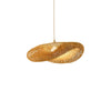 Handcrafted Natural Woven Bamboo Pendant Light Zen Inspired Hanging Ceiling Lamp