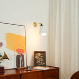 Handcrafted Petite Magari Wall Sconce Lighting with Beveled Edge Metal Shade