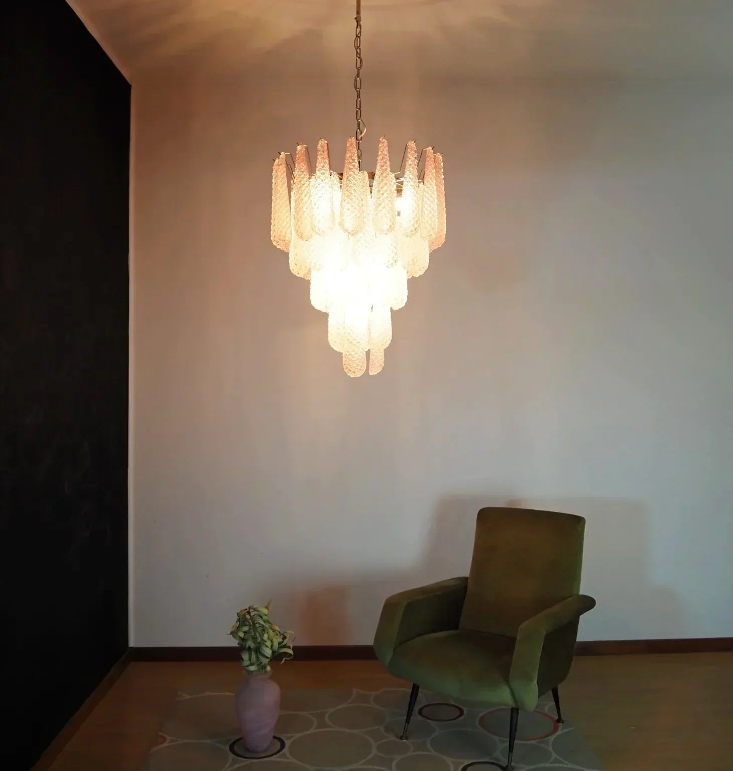 handcrafted-pink-glass-petal-drop-chandelier-elegant-murano-style-lighting-for-modern-living-room