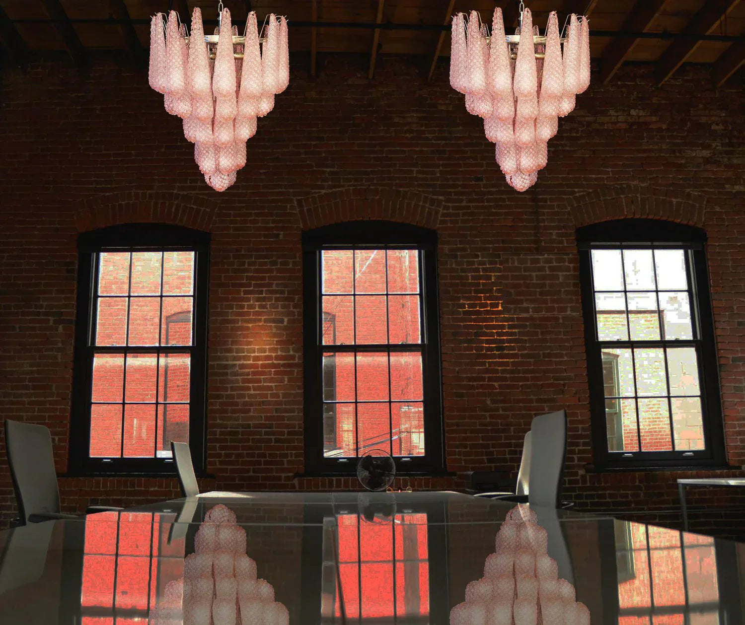 handcrafted-pink-glass-petal-drop-chandelier-elegant-murano-style-lighting-for-modern-living-room