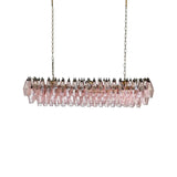handcrafted-pink-murano-poliedri-glass-linear-chandelier-modern-dining-light