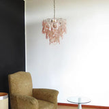 handcrafted-pink-murano-style-glass-chandelier-elegant-mid-century-modern-pendant-light