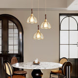 Handcrafted Tiffany Stained Glass Floral Pendant Light with Brass Hardware for Indoor Living