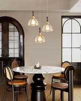 Handcrafted Tiffany Stained Glass Floral Pendant Light with Brass Hardware for Indoor Living