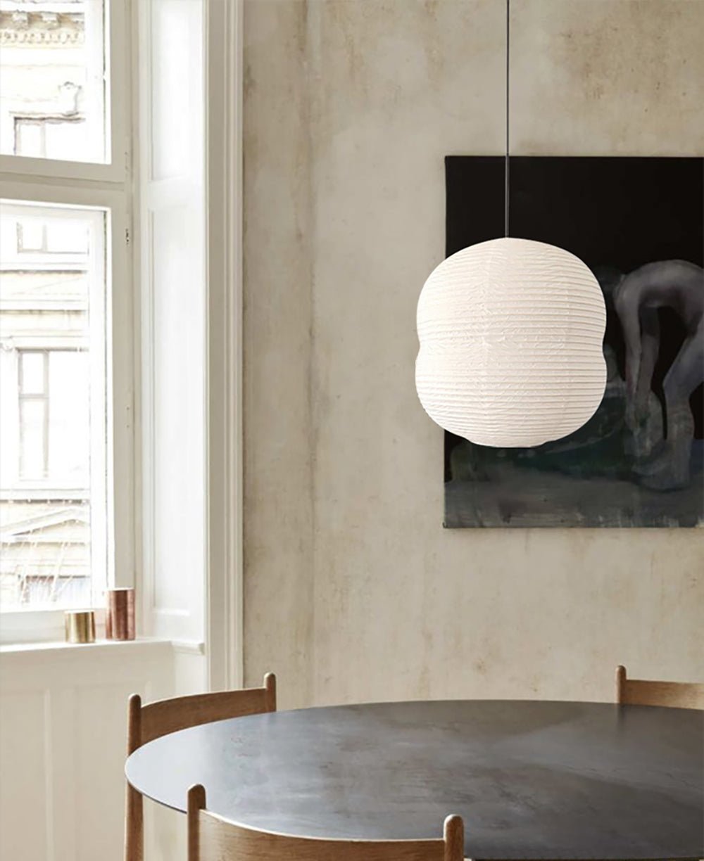 Handcrafted Washi Paper Mini Pendant Light Rice Paper Hanging Ceiling Lamp for Modern Homes