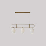 Handmade Bone China Ribbed Pendant Light Modern Linear Ceramic Hanging Lamp for Dining Room