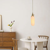 Handmade Porcelain Shell Pendant Light with Brass Fittings Ribbed Ceramic Hanging Lamp