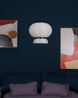 Handmade Rice Paper Lantern Pendant Light Contemporary Japanese Style Hanging Lamp