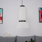 Handmade Rice Paper Lantern Pendant Light Contemporary Japanese Style Hanging Lamp
