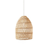 Handwoven Rattan Pendant Light Organic Wicker Hanging Lamp for Modern Living Spaces