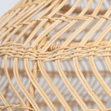 Handwoven Rattan Pendant Light Organic Wicker Hanging Lamp for Modern Living Spaces