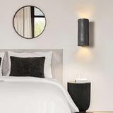 Hans Modern Textured Composite Wall Sconce Pair for Bedroom and Vanity Indoor Lighting
