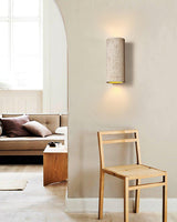 Hans Modern Textured Composite Wall Sconce Pair for Bedroom and Vanity Indoor Lighting