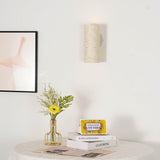 Hans Modern Textured Composite Wall Sconce Pair for Bedroom and Vanity Indoor Lighting