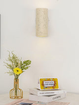 Hans Modern Textured Composite Wall Sconce Pair for Bedroom and Vanity Indoor Lighting