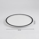 Modern 16 Inch LED Circular Flush Mount Ceiling Light for Bedroom and Living Room