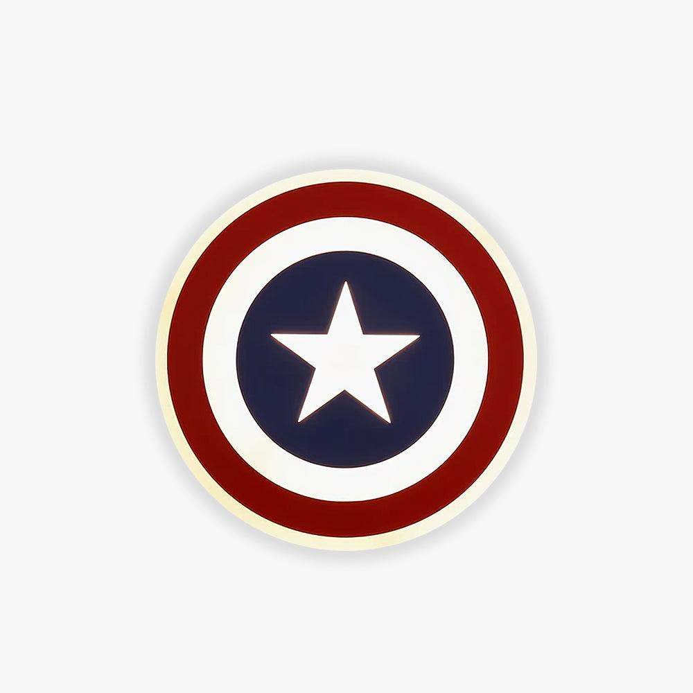 Heroic 3D Shield Wall Mounted LED Light for Children Nursery and Themed Rooms