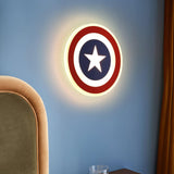 Heroic 3D Shield Wall Mounted LED Light for Children Nursery and Themed Rooms