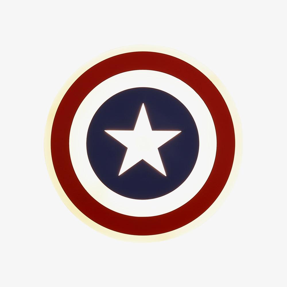 Heroic 3D Shield Wall Mounted LED Light for Children Nursery and Themed Rooms