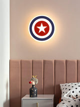 Heroic 3D Shield Wall Mounted LED Light for Children Nursery and Themed Rooms