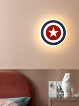 Heroic 3D Shield Wall Mounted LED Light for Children Nursery and Themed Rooms