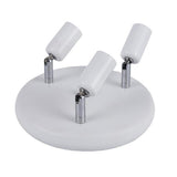 Modern Industrial 3 Light Metal Flush Mount Ceiling Fixture Black LED Geometric Lighting for Bedrooms