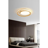 Modern Round LED Flush Mount Ceiling Light for Bedroom and Living Room Minimalist Acrylic Fixture