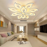 Geometric Floral LED Flush Mount Ceiling Light Dimmable Acrylic Modern Lighting Fixture
