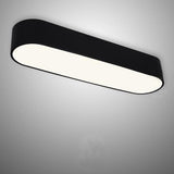 26 Inch Modern Acrylic Flush Mount Ceiling Light with Integrated LED and PVC Shade
