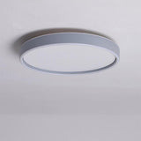 Modern Round LED Flush Mount Ceiling Light for Bedroom and Living Room Minimalist Low Profile Lighting