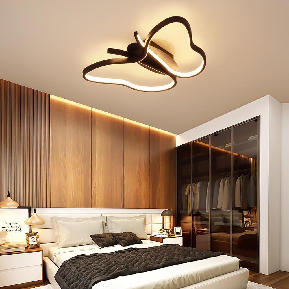 Modern Butterfly Shape LED Flush Mount Ceiling Light for Kids Bedroom and Nursery 20 Inch