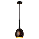Industrial Black Iron Pendant Light Retro E27 Ceiling Hanging Lamp for Living Room Dining Office