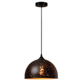 Industrial Black Iron Pendant Light Retro E27 Ceiling Hanging Lamp for Living Room Dining Office