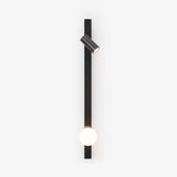 Industrial Brass Long Arm Wall Sconce for Modern Bedroom and Living Room Lighting