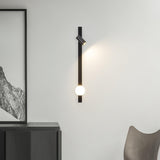 Industrial Brass Long Arm Wall Sconce for Modern Bedroom and Living Room Lighting