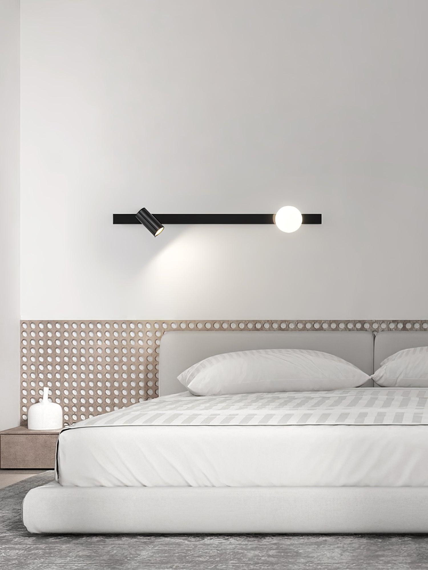 Industrial Brass Long Arm Wall Sconce for Modern Bedroom and Living Room Lighting