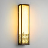 Industrial Brown Waterproof Stainless Steel Outdoor Wall Sconce for Garden and Patio