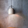 Industrial Cement Cylinder Pendant Light 1 Light Concrete Hanging Lamp for Modern Dining Room Bar