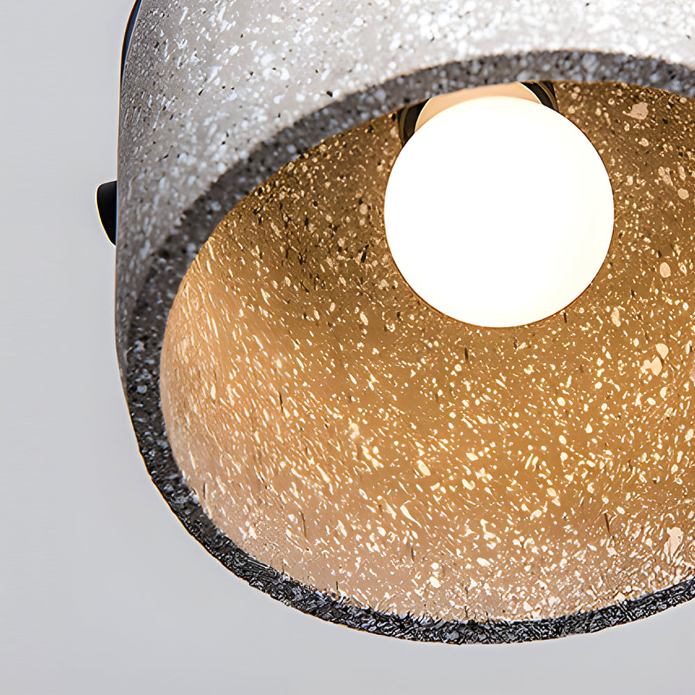 Industrial Cement Cylinder Pendant Light 1 Light Concrete Hanging Lamp for Modern Dining Room Bar