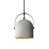 Industrial Cement Cylinder Pendant Light 1 Light Concrete Hanging Lamp for Modern Dining Room Bar