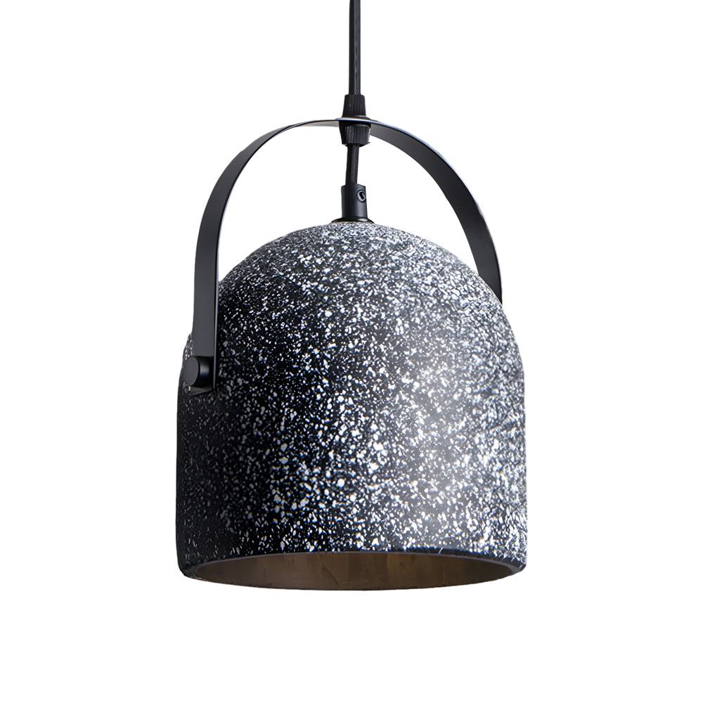 Industrial Cement Cylinder Pendant Light 1 Light Concrete Hanging Lamp for Modern Dining Room Bar