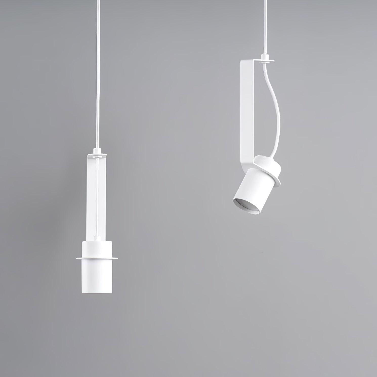 Industrial Cylindrical Metal Pendant Light Modern Minimalist Indoor Suspension Hanging Lamp