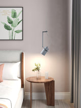 Industrial Cylindrical Metal Pendant Light Modern Minimalist Indoor Suspension Hanging Lamp