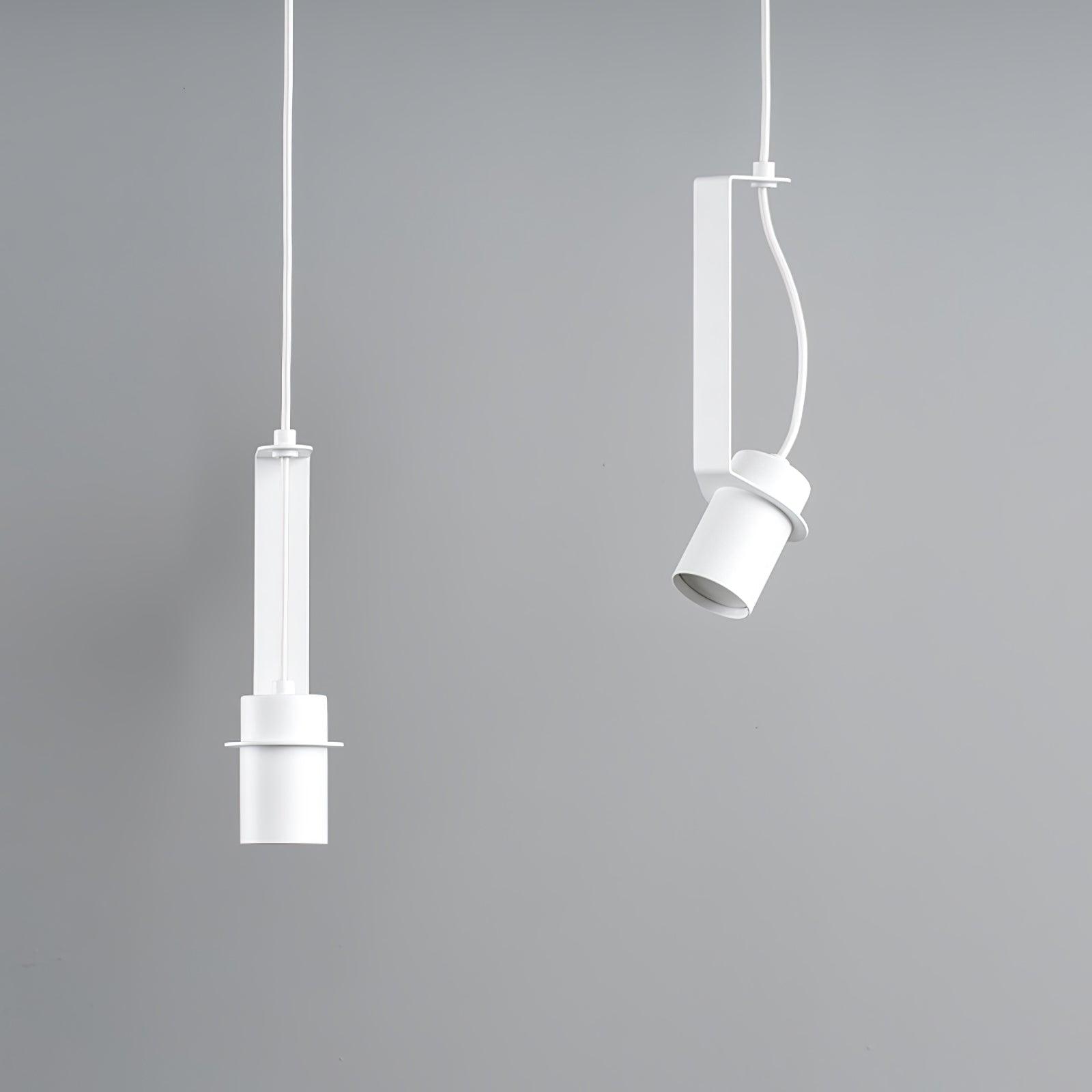 Industrial Cylindrical Metal Pendant Light Modern Minimalist Indoor Suspension Hanging Lamp