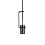 Industrial Cylindrical Metal Pendant Light Modern Minimalist Indoor Suspension Hanging Lamp